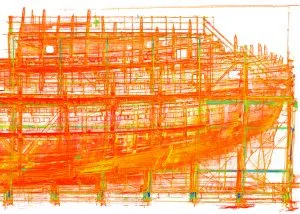3D Laser Scan View of The Mary Rose