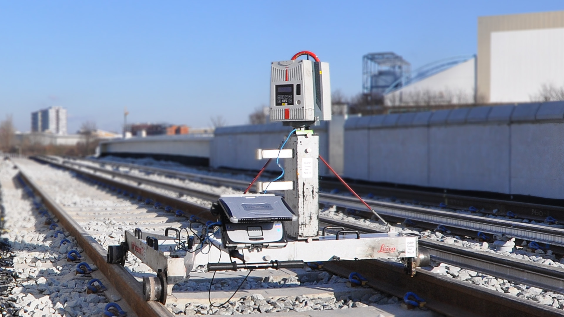 Leica GRP5000 Railway Surveying Trolley